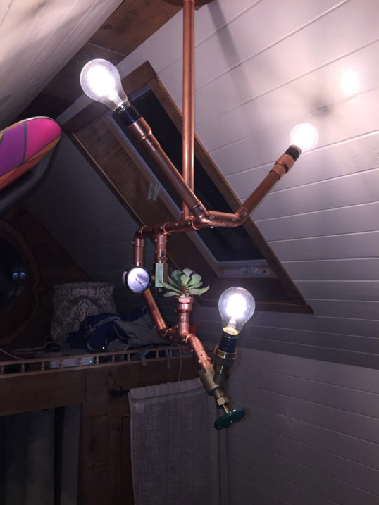DIY Copper Pipe Lamp