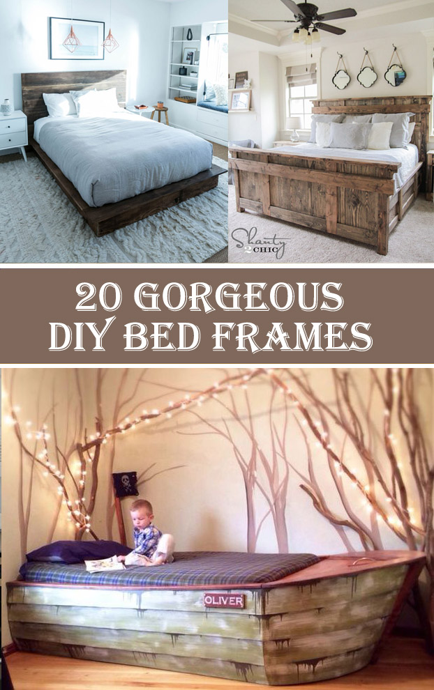 20 Gorgeous DIY Bed Frames