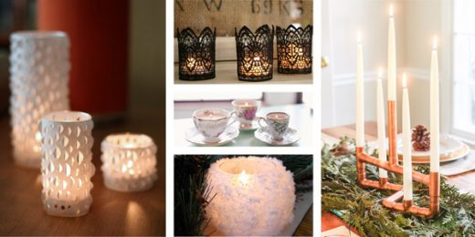 DIY Candle Holders Ideas