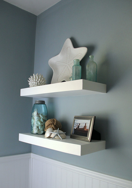 DIY Floating Shelves by HomeDepot