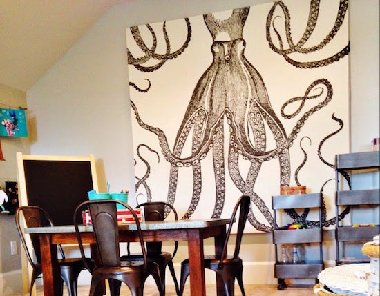 DIY Octopus Art